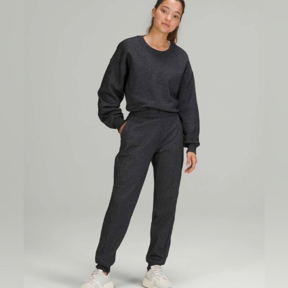 lululemon athletica Pants - Lululemon Scuba Jogger Black Sparkle